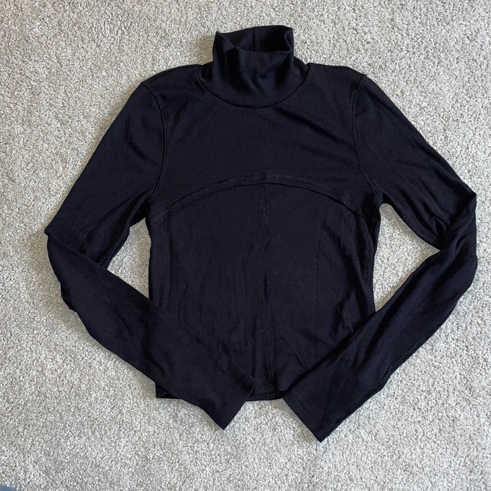 Wilfred Free Mock Neck Thermal Top, Size M